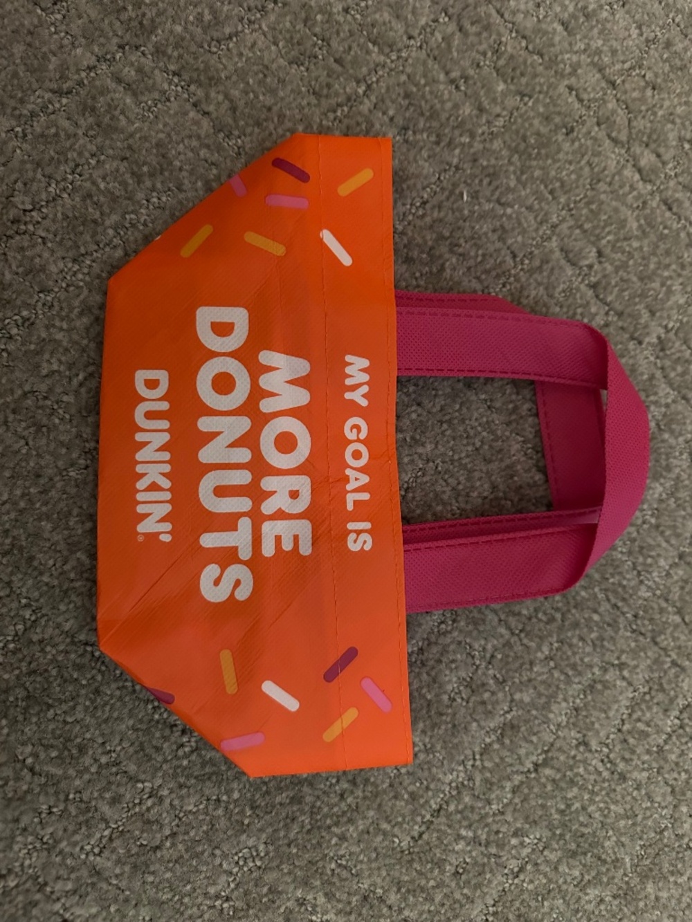 Reusable Mini Dunkin bag